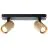 Brilliant Marty Deckenleuchte Aluminium Sandig Schwarz Gold 10W 700lm - 830 Warmweiß | Inkl. 2x GU10